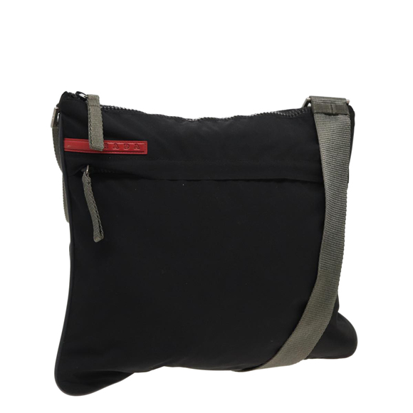 PRADA Sports Shoulder Bag Nylon Black Auth bs15825 - Picture 1 of 16